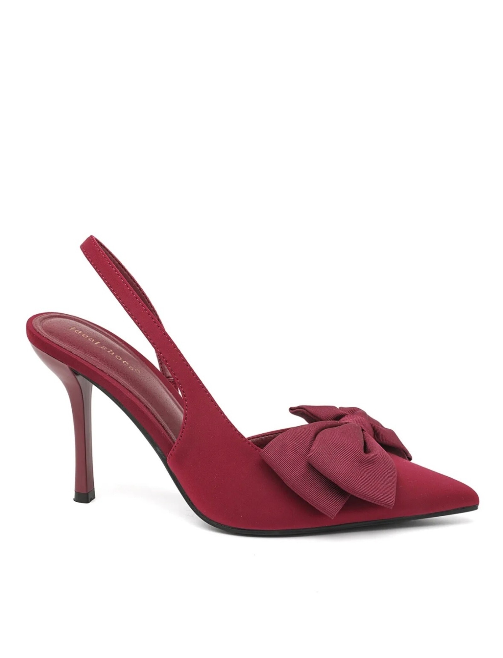 Heels Bow New 3298 Wine