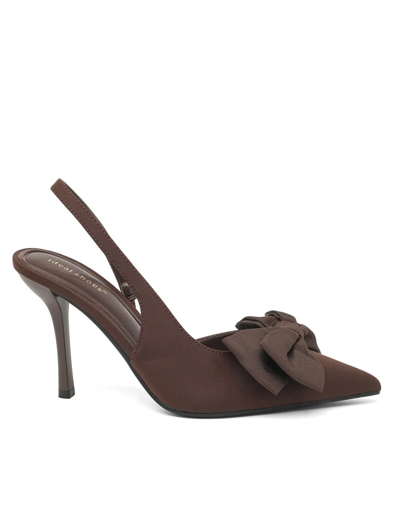 Heels Bow New 3298 Choco