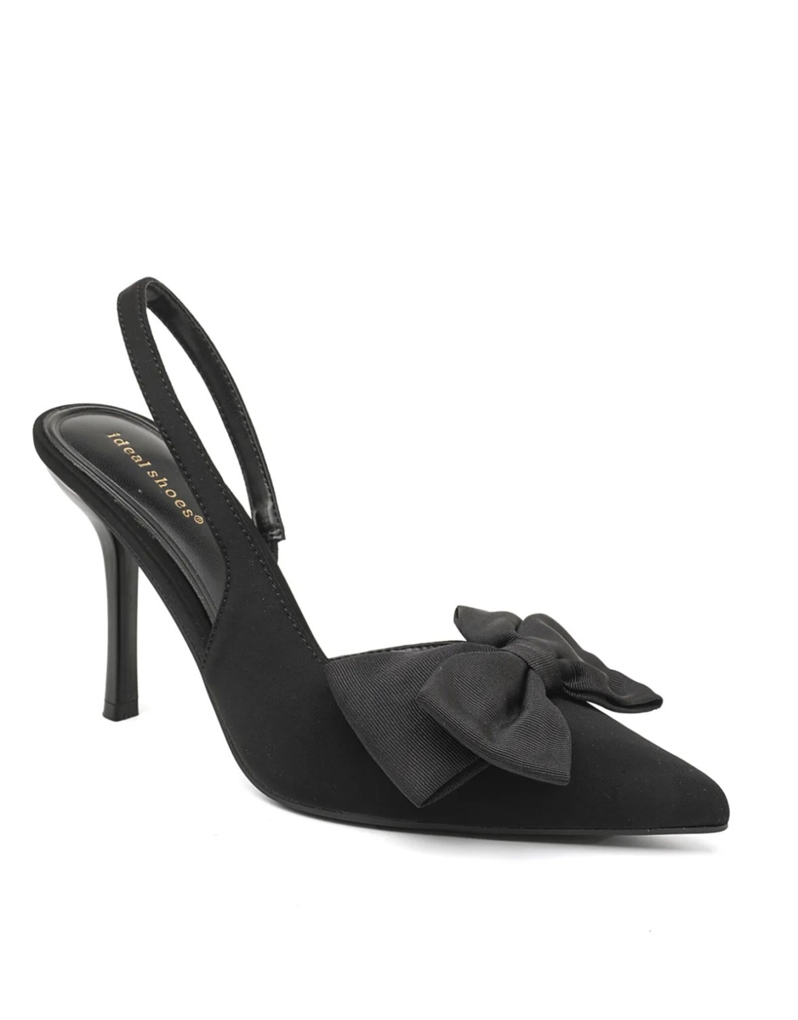 Heels Bow New 3298 Black