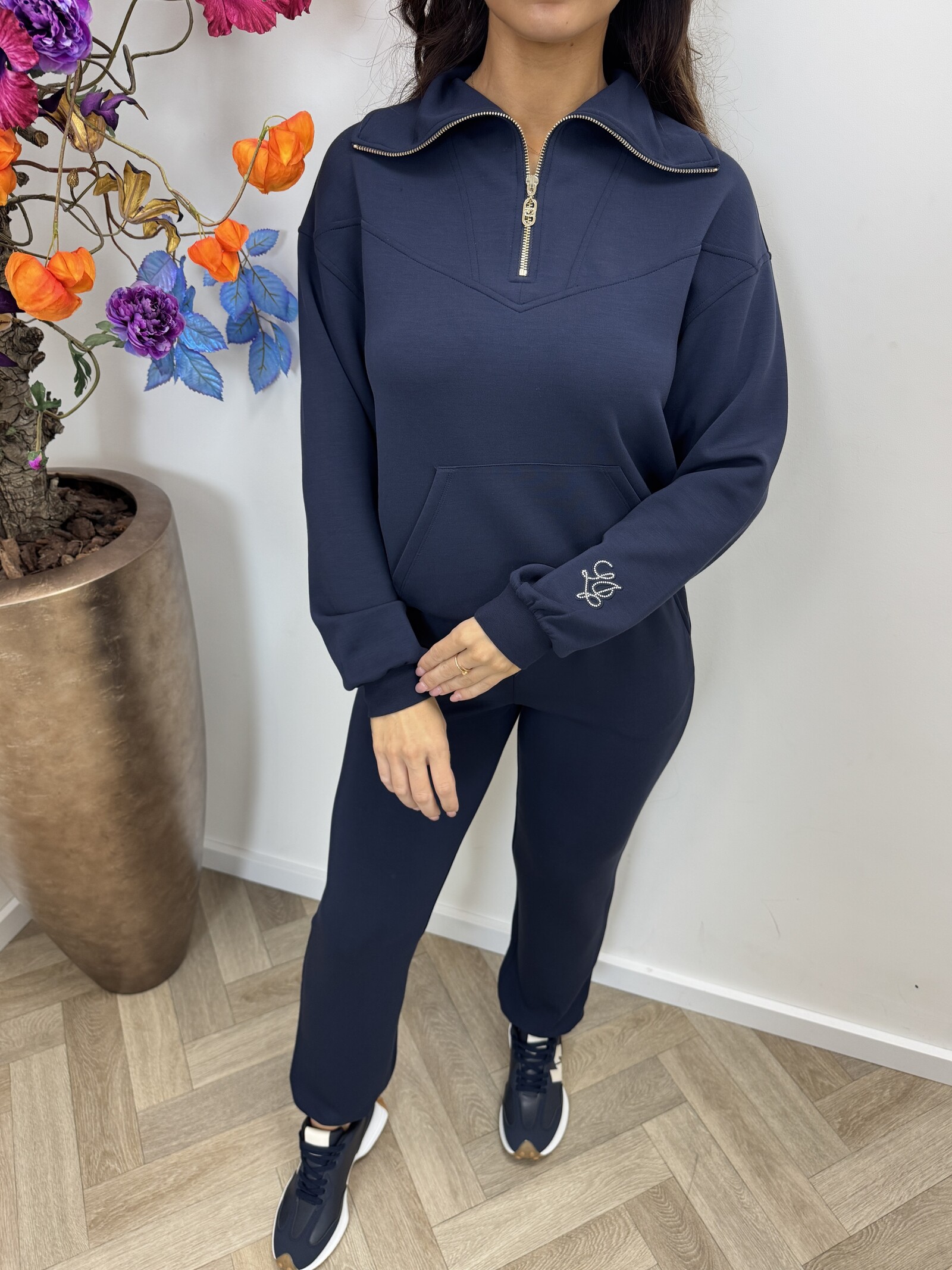 Liu-Jo 2 Delig joggingspak Jersey Navy Liu jo 1959