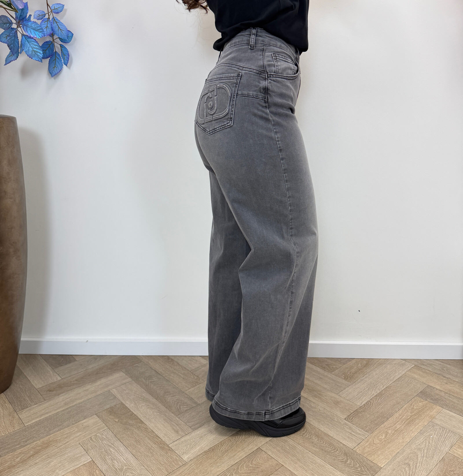 Liu-Jo Super Stretch Jeans Lungo Denim Grey 1960