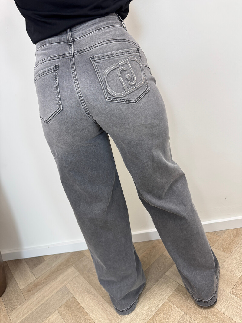 Super Stretch Jeans Lungo Denim Grey 1960