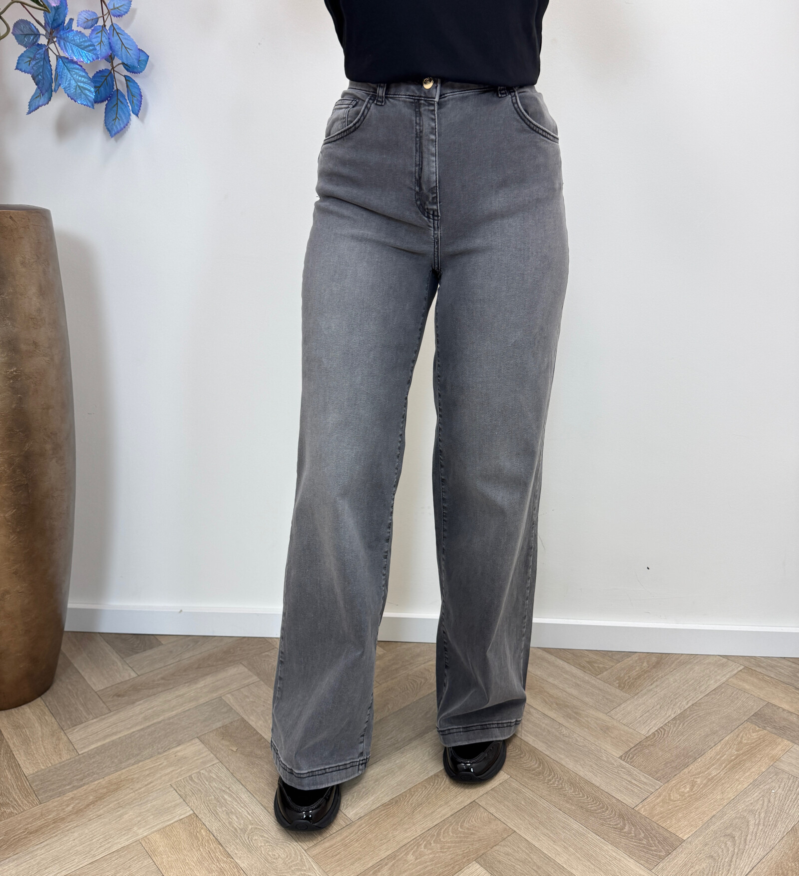 Liu-Jo Super Stretch Jeans Lungo Denim Grey 1960