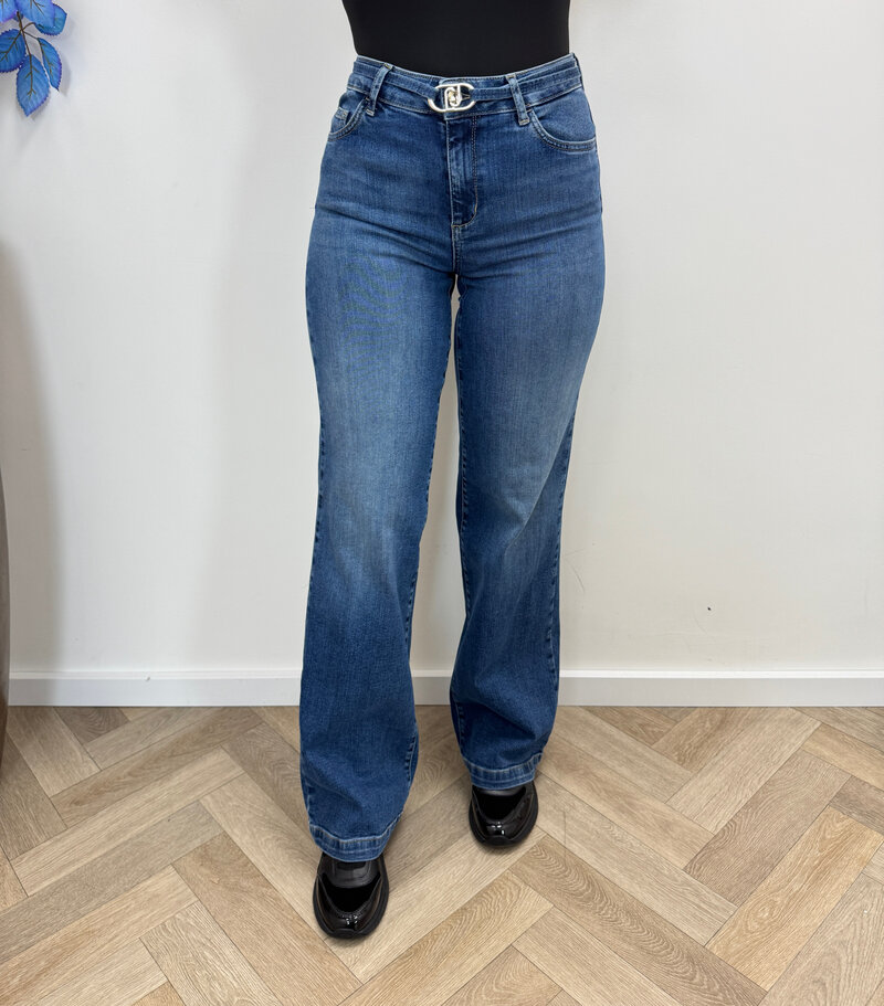 High-rise flared jeans Denim blue Liu Jo 1955