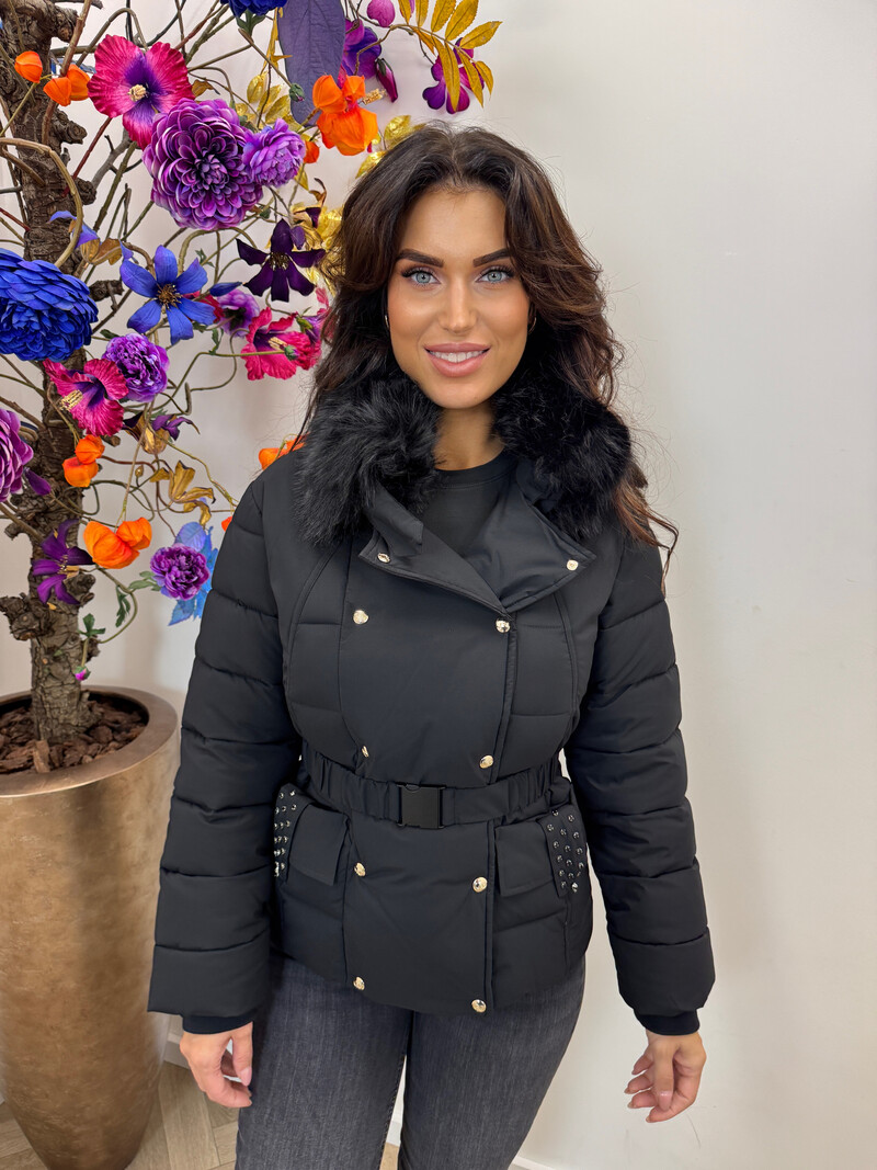 Jacket Ovatta Black Liu Jo 1993