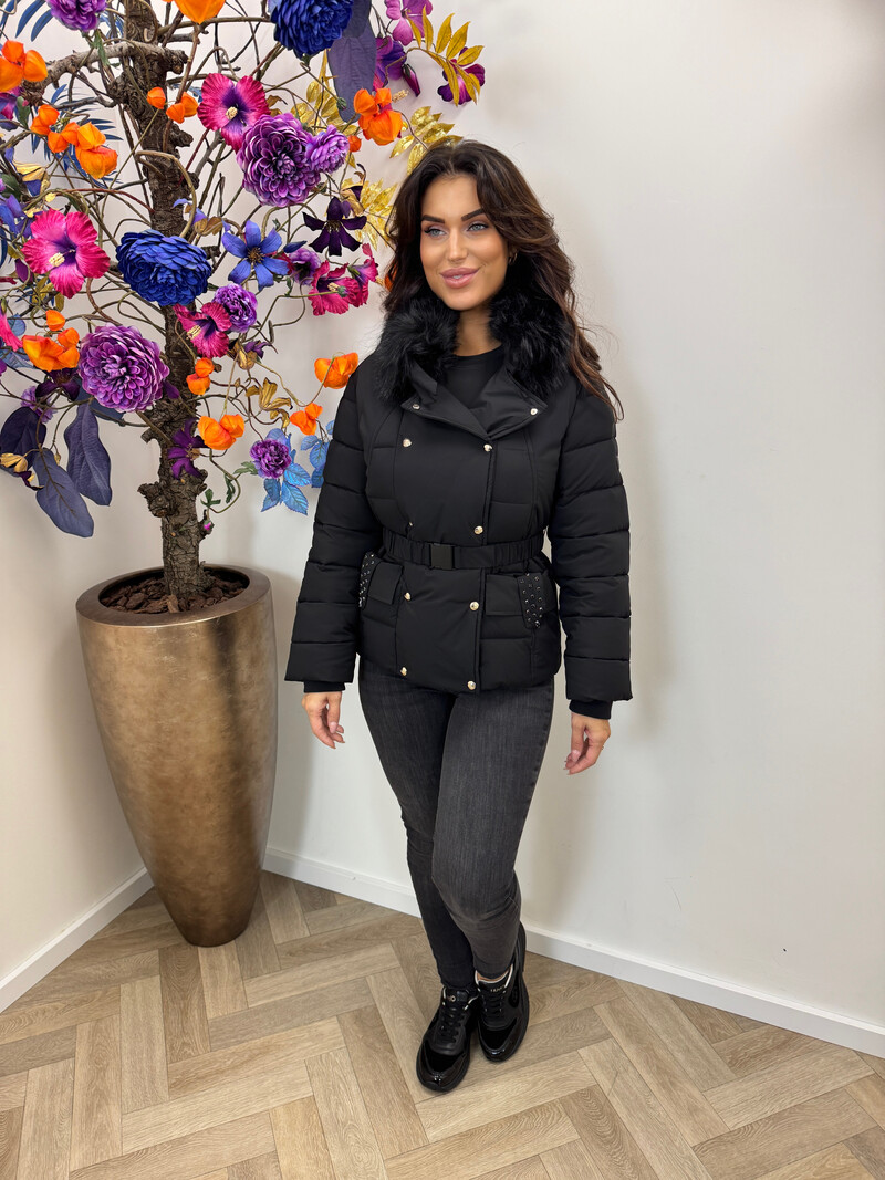 Jacket Ovatta Black Liu Jo 1993