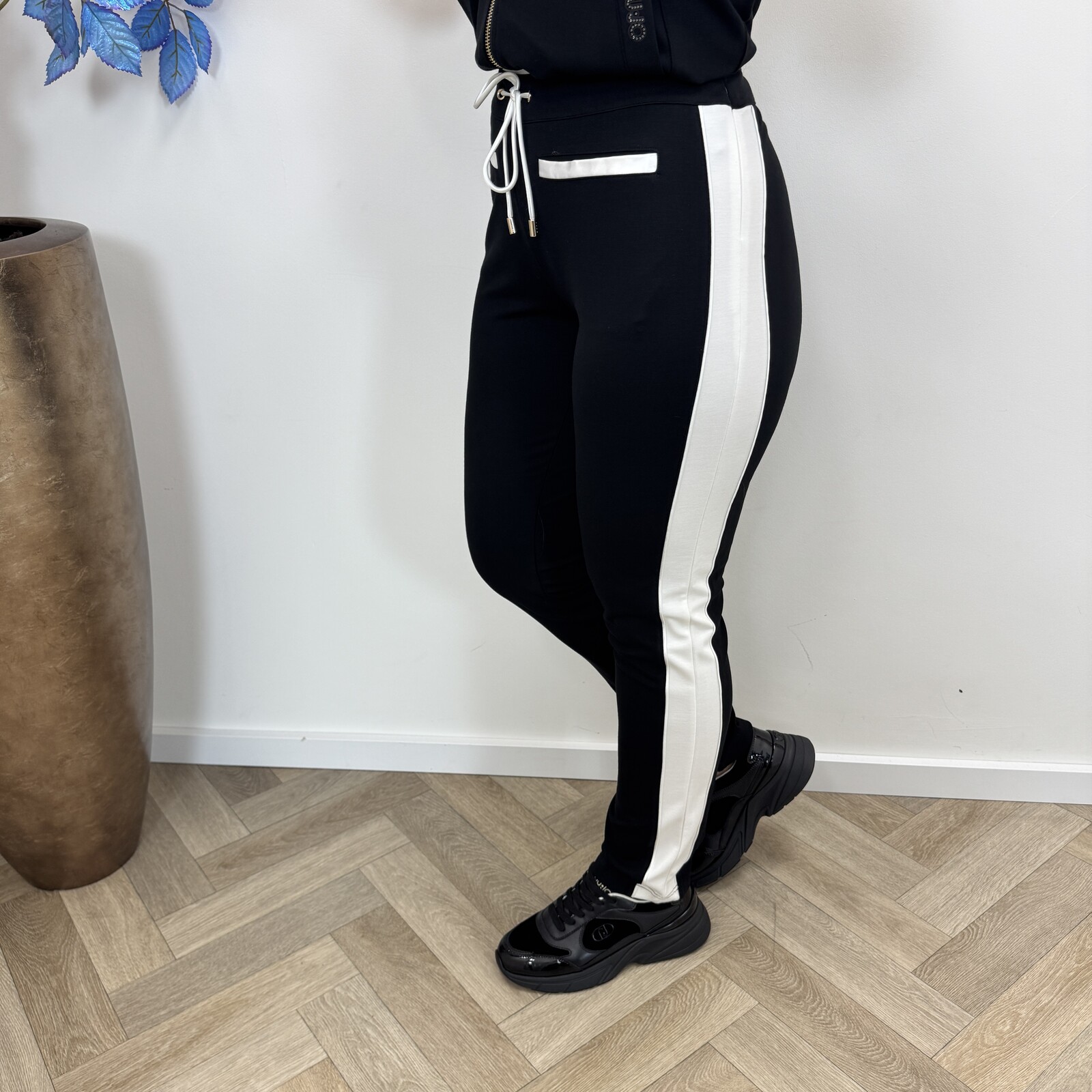 Liu-Jo Pants Jersey Lungo Black Liu Jo 1986