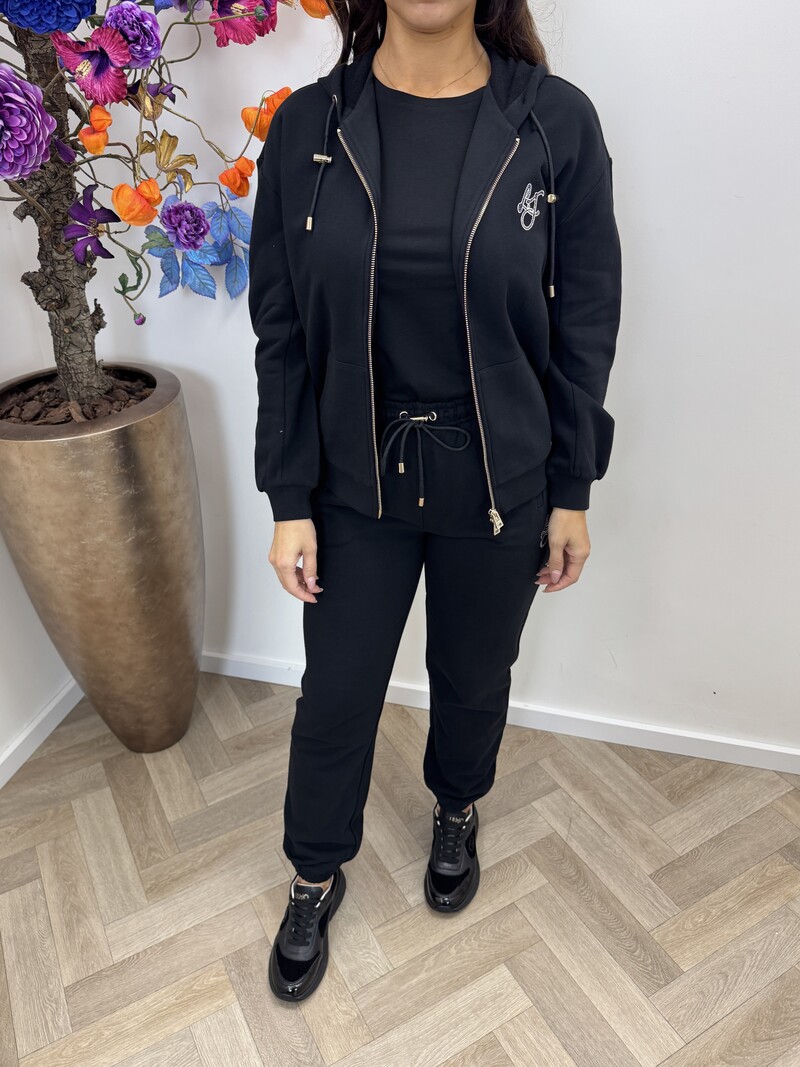 Jacket LJ Logo Black Liu Jo 1971