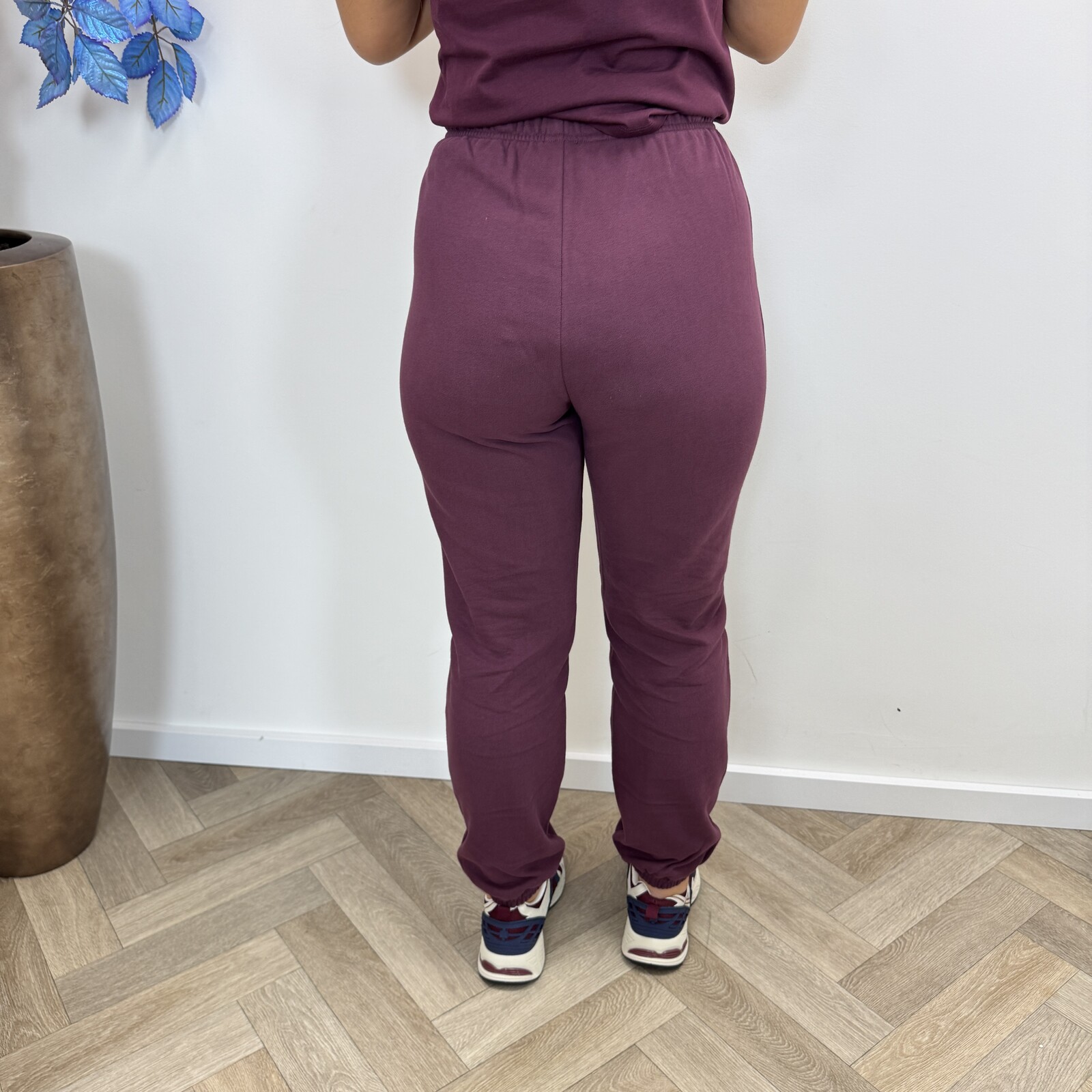 Liu-Jo Pants LJ Logo Red Aubergine Liu Jo 1963
