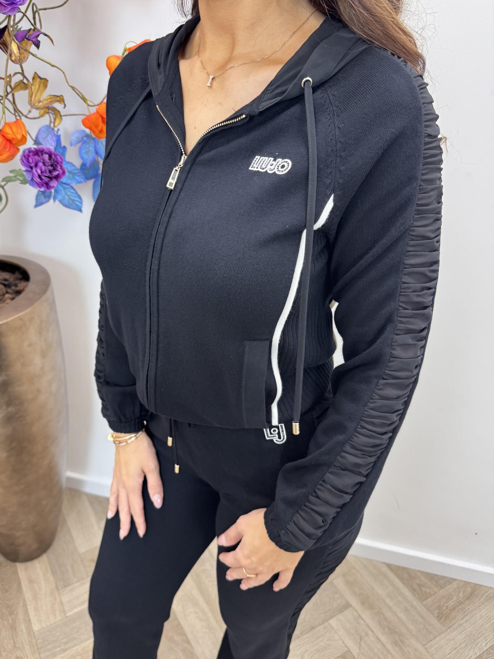 Liu-Jo Jacket Ruffle Black Liu Jo 1984
