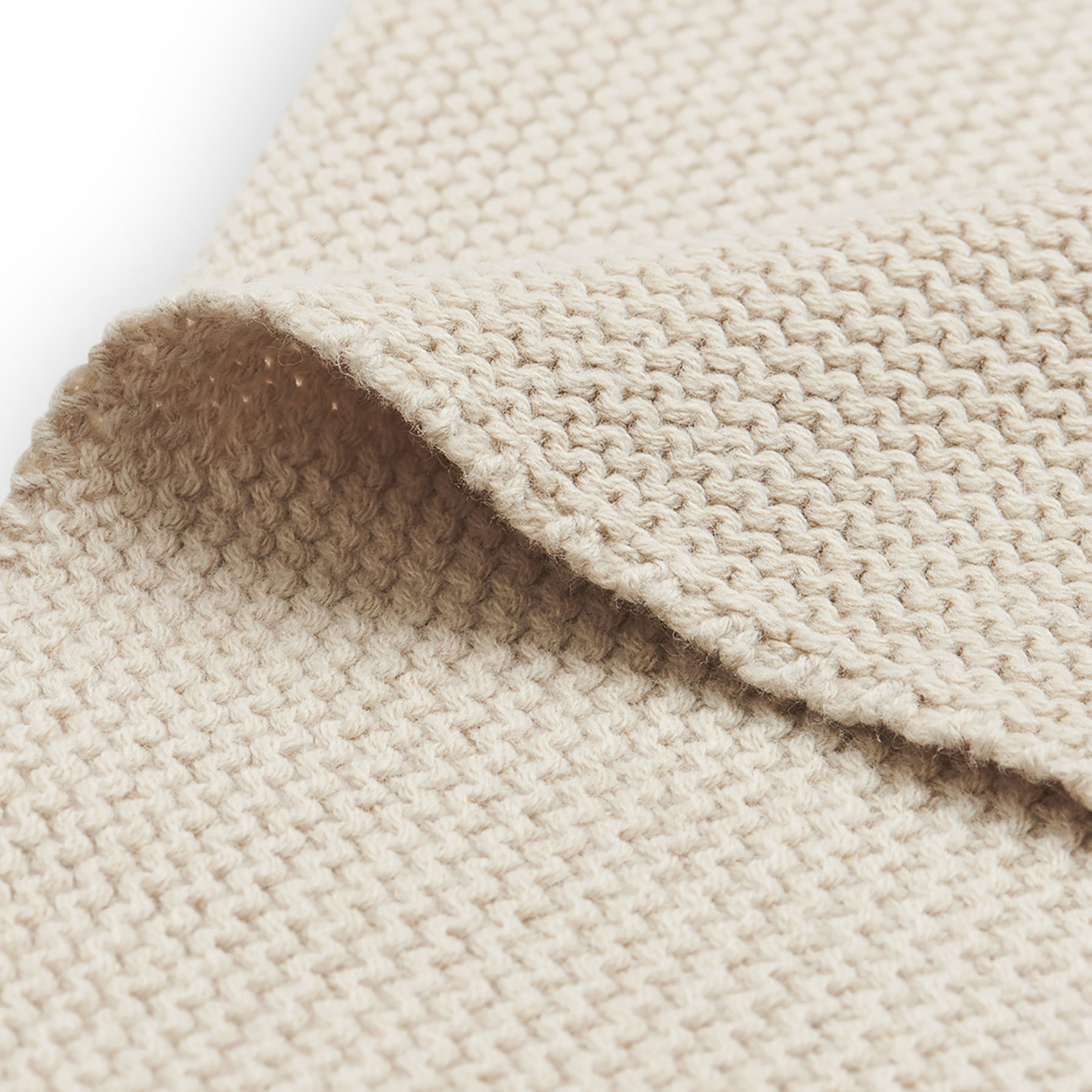 Jollein Deken wieg 75x100cm Basic knit nougat