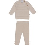 Klein Baby Shirt&Pant Stripes beige/sand