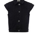 Looxs 10sixteen 10Sixteen Black denim gilet