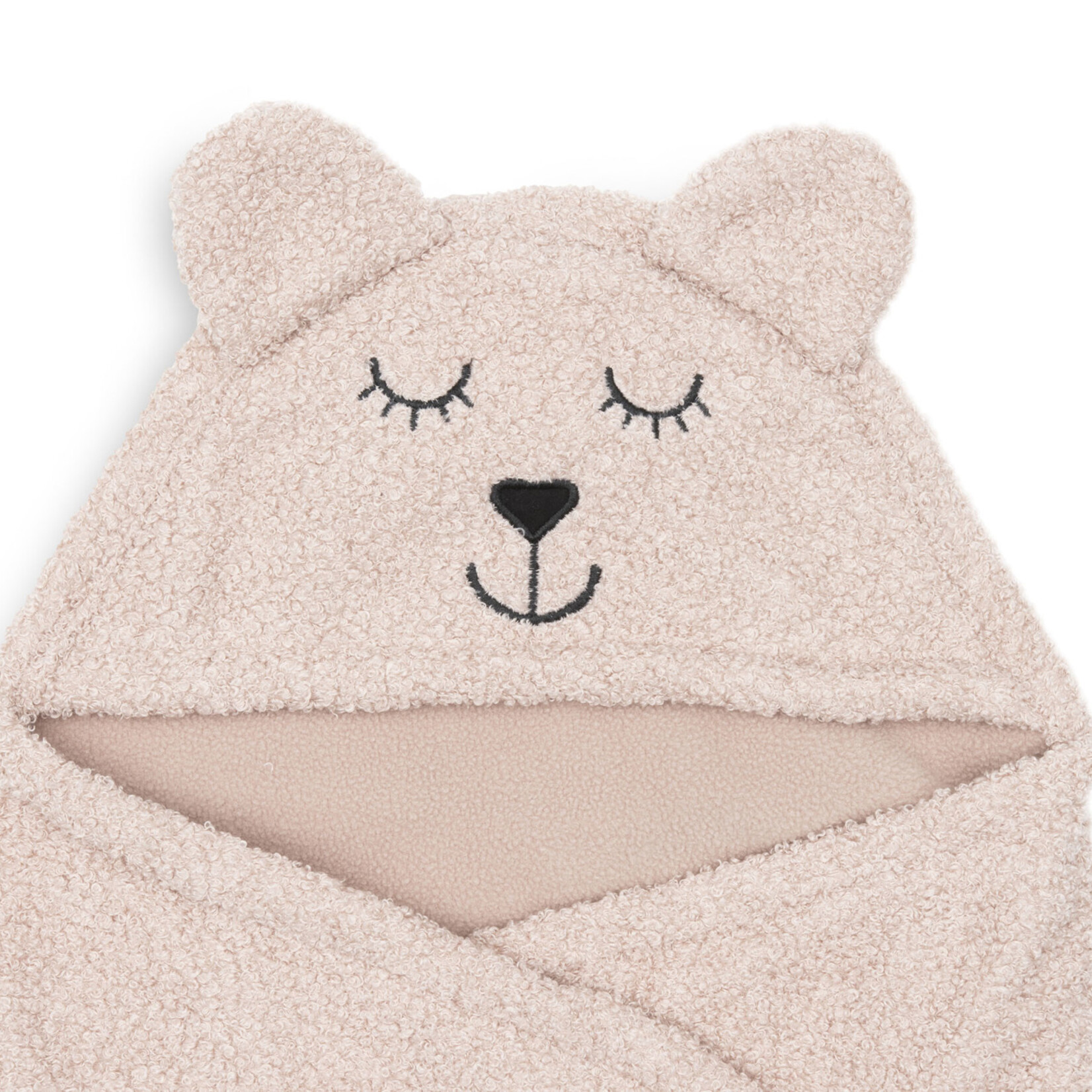 Jollein Wikkeldeken Bear Boucle Wild Rose