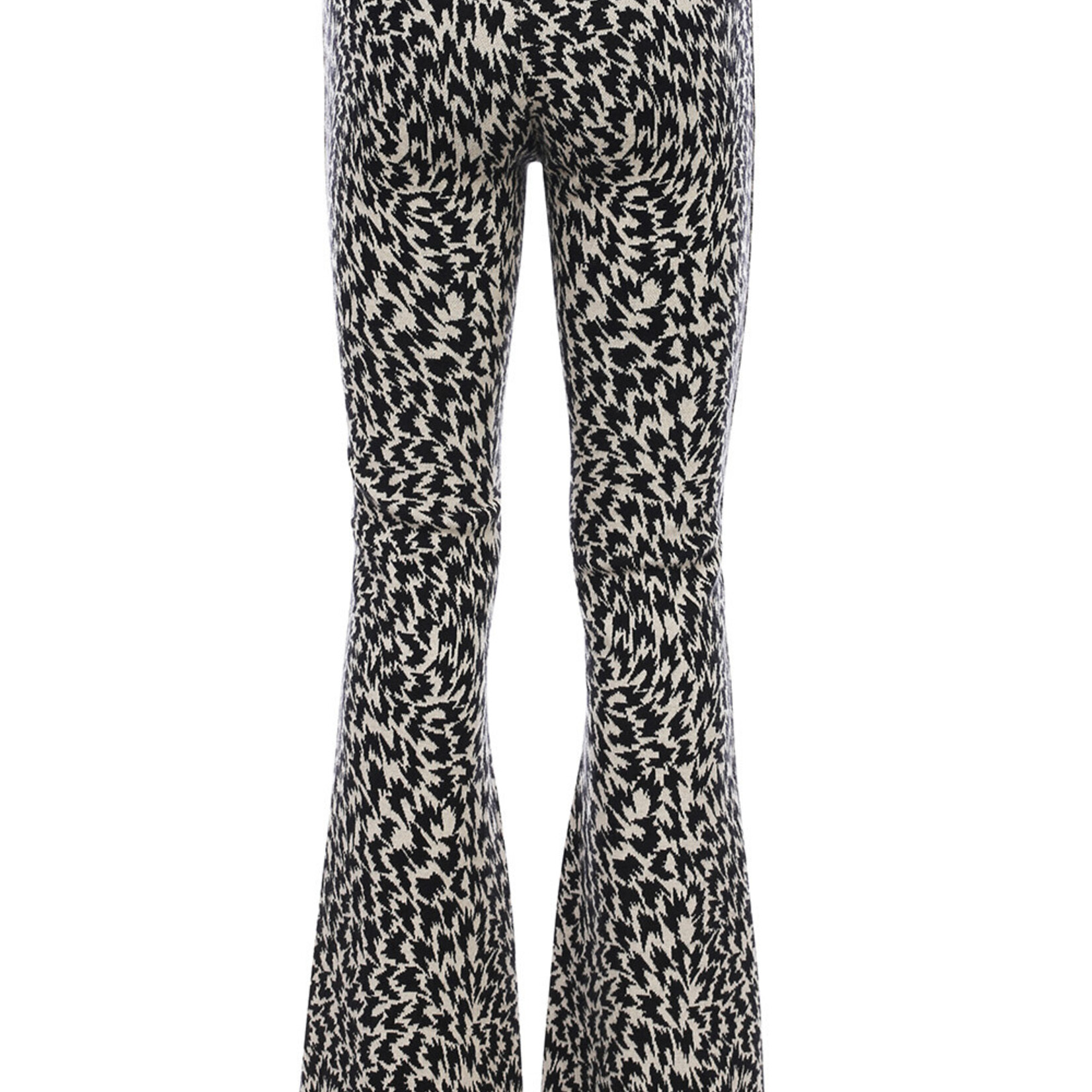 Looxs 10sixteen 10Sixteen jacquard flare pants antra spots