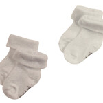 Noppies N.O.O.S. Socks (2 pairs) Kai - Taupe Melange