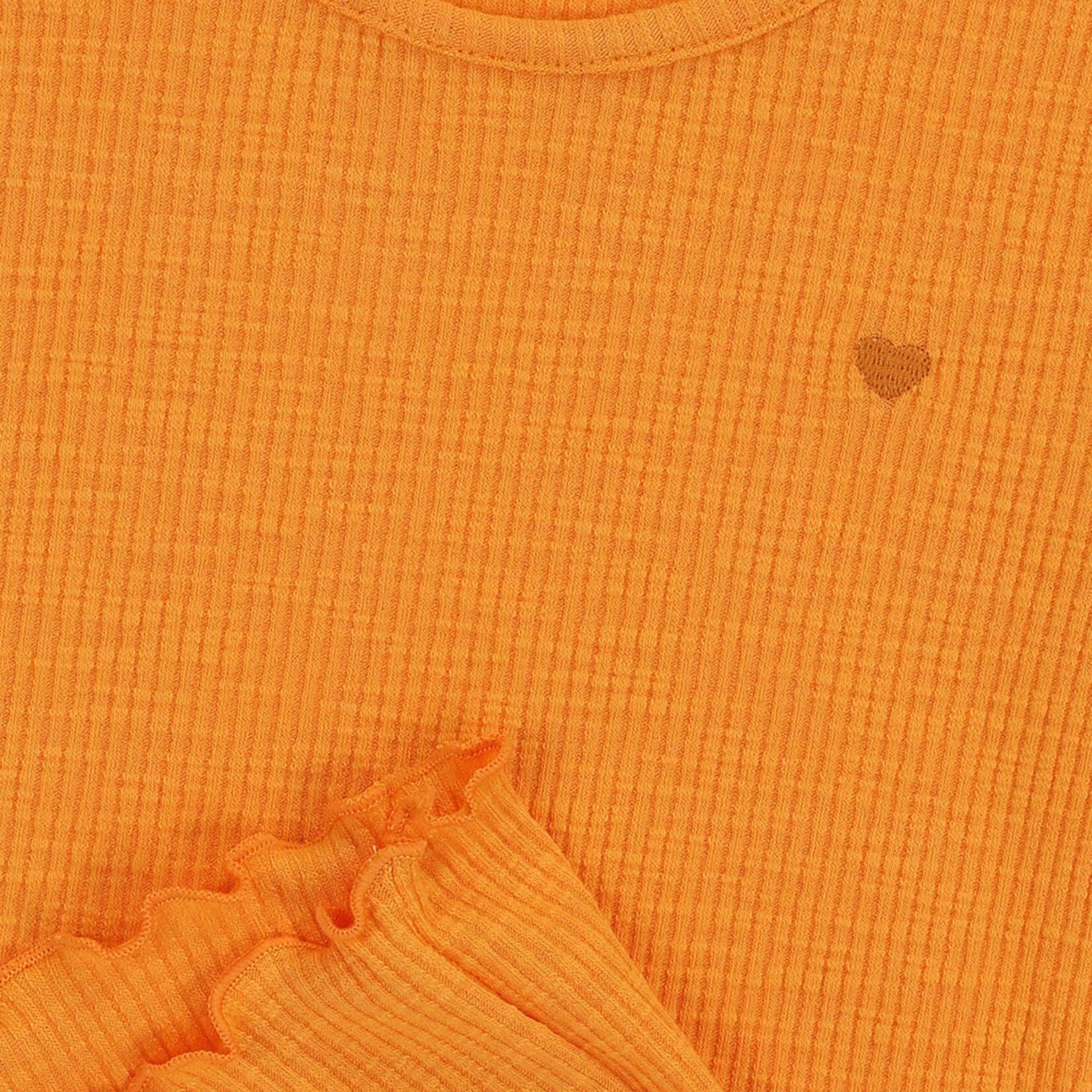 Looxs Little Little slubrib T-shirt orange