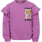 Looxs Little Little sweater purple fuchsia