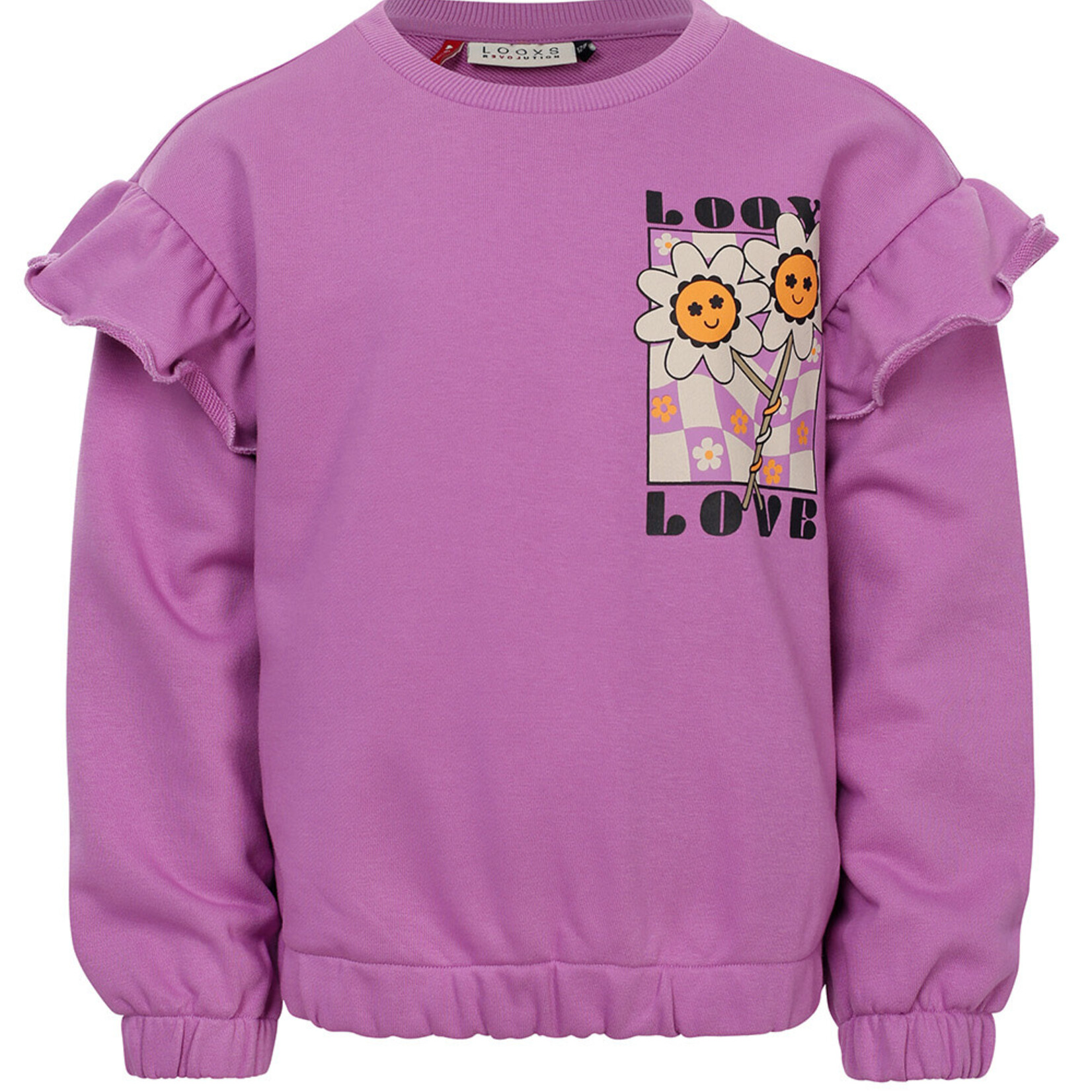 Looxs Little Little sweater purple fuchsia