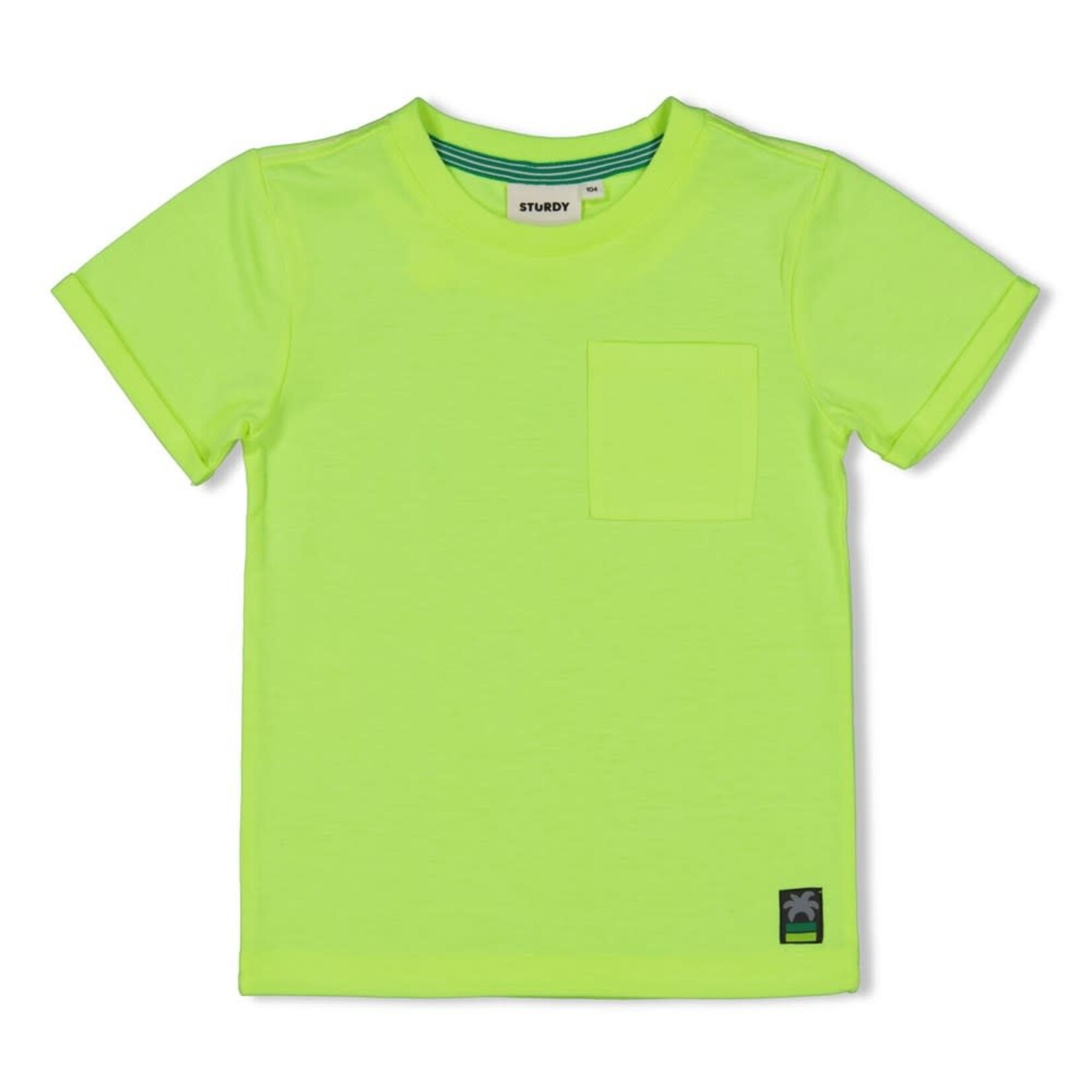 Sturdy T-shirt - Gone Surfing lime