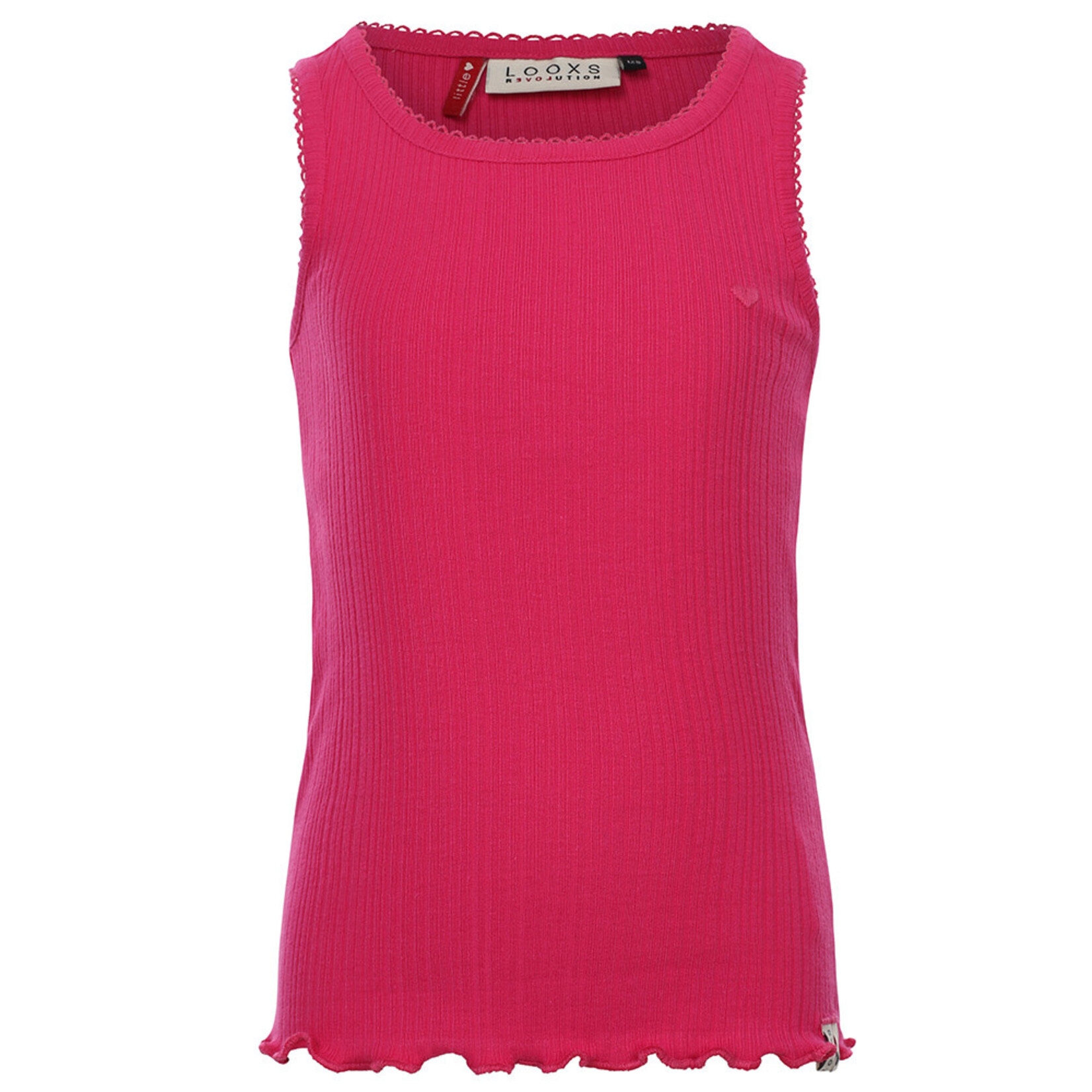 Looxs Little Little singlet warm fuchsia