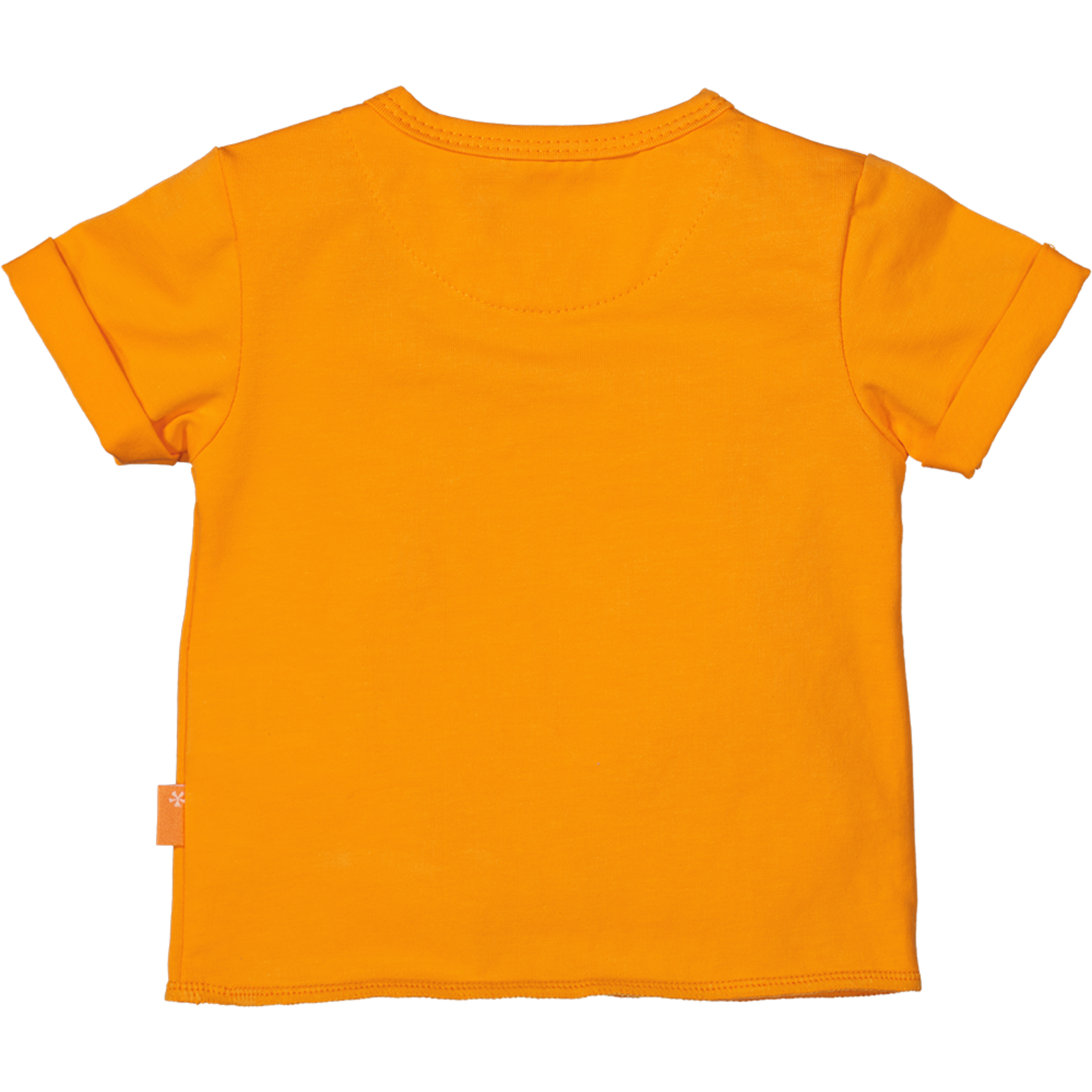BESS Shirt sh.sl. Slub orange paradise