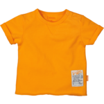 BESS Shirt sh.sl. Slub orange paradise