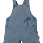 BESS Salopette Jog Denim Palm light wash