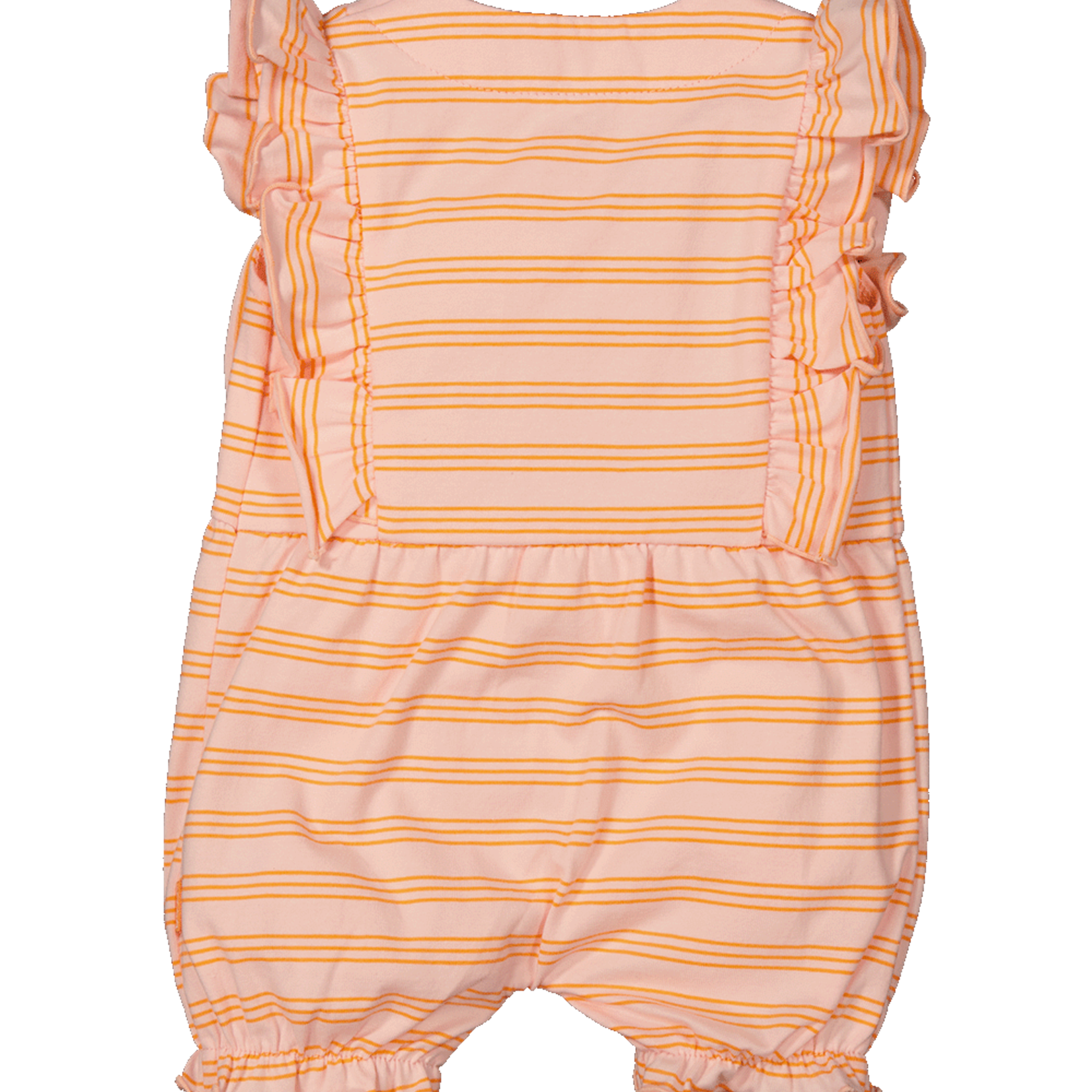 BESS Playsuit Striped strawberry pink
