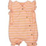 BESS Playsuit Striped strawberry pink