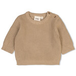 Feetje Sweater gebreid - The Magic is in You taupe