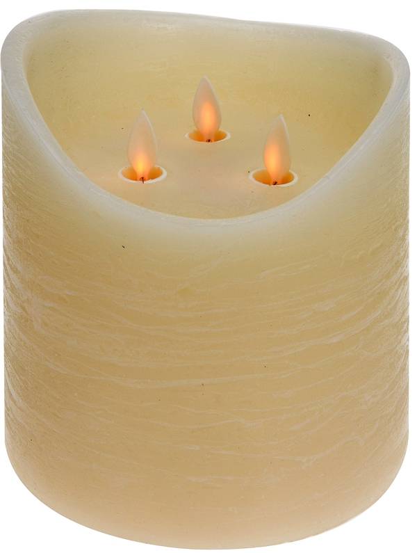 Wax Kaars met 3 LED's en timer