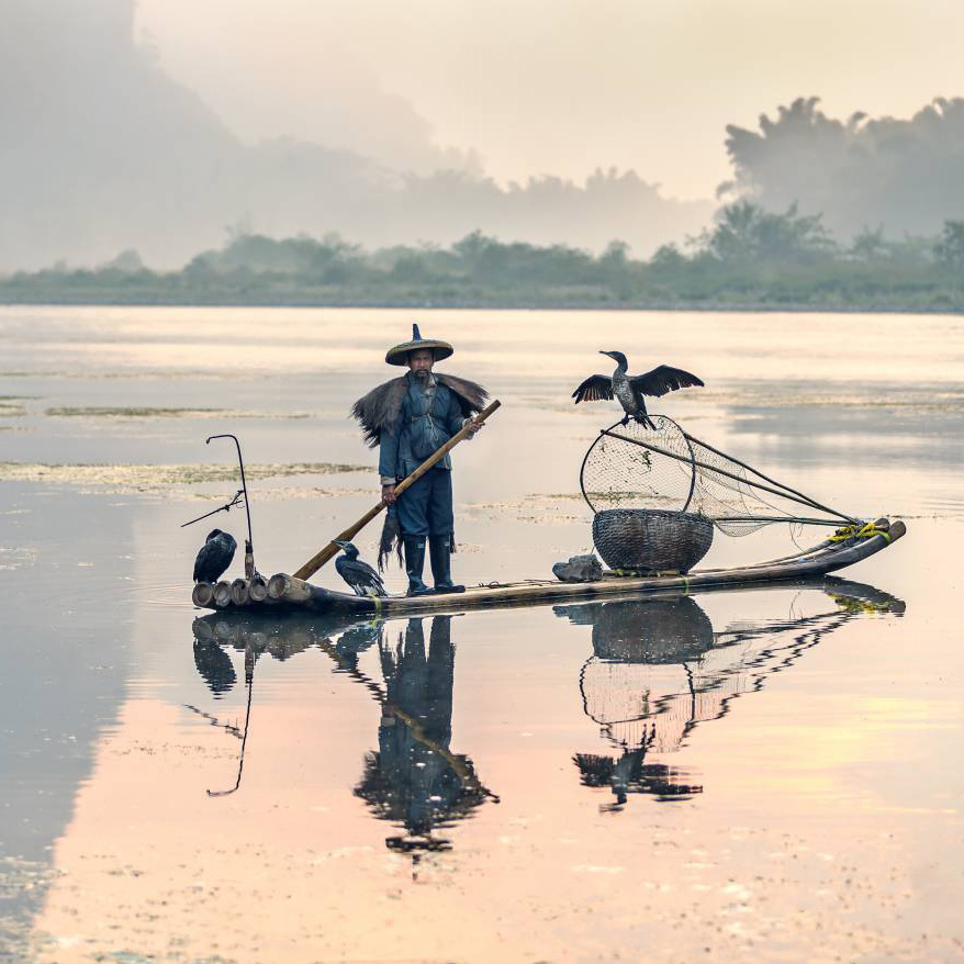 Morning fishing