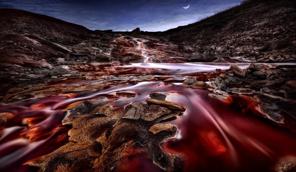 Last Lights in Rio Tinto III (Red River)