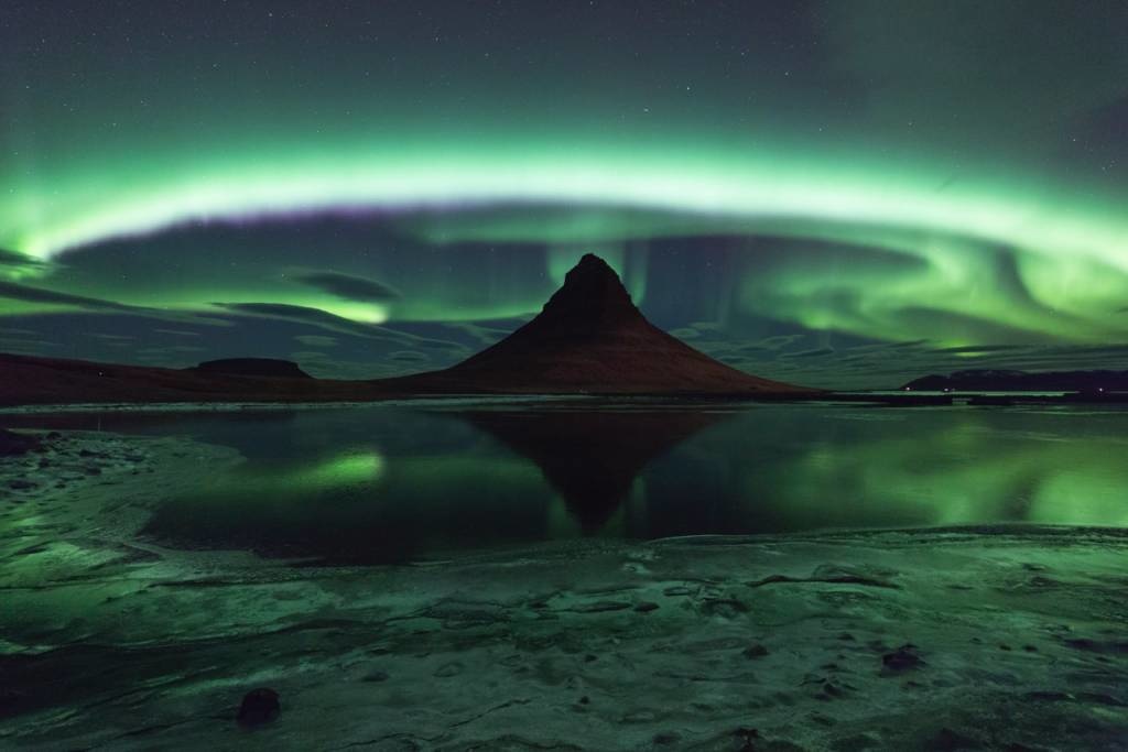 Kirkjufell Aurora