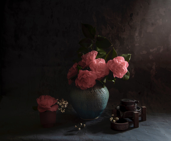 Camellia still life