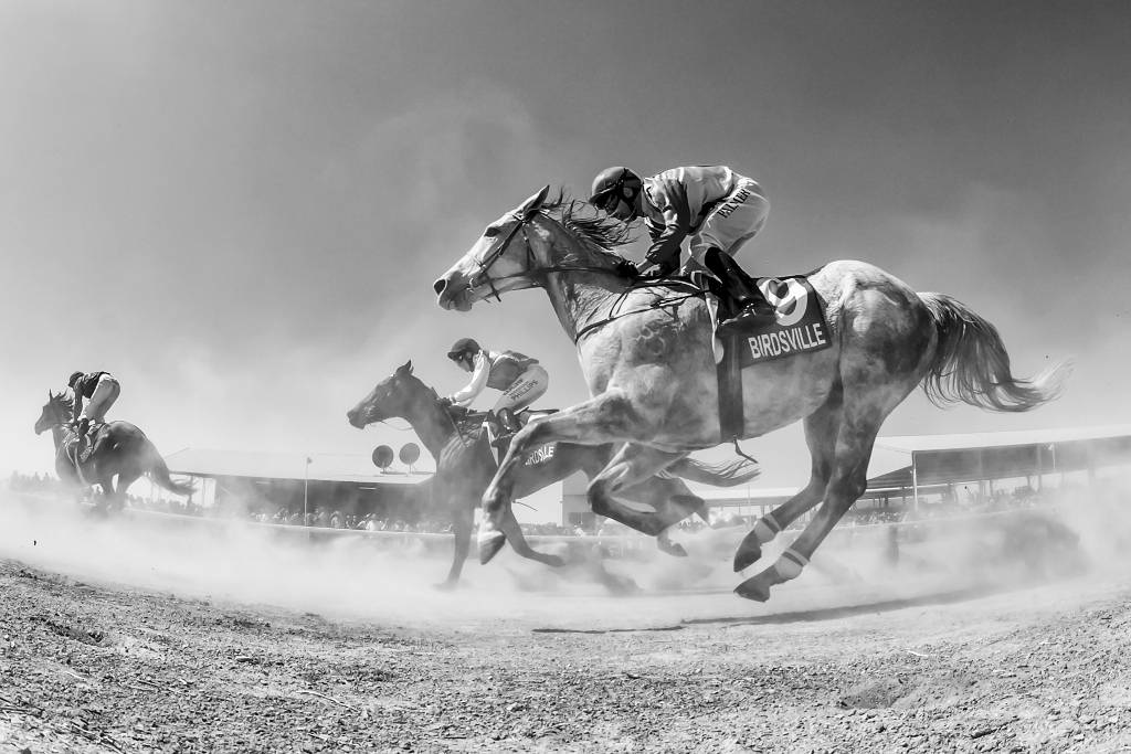 Birdsville through the dust