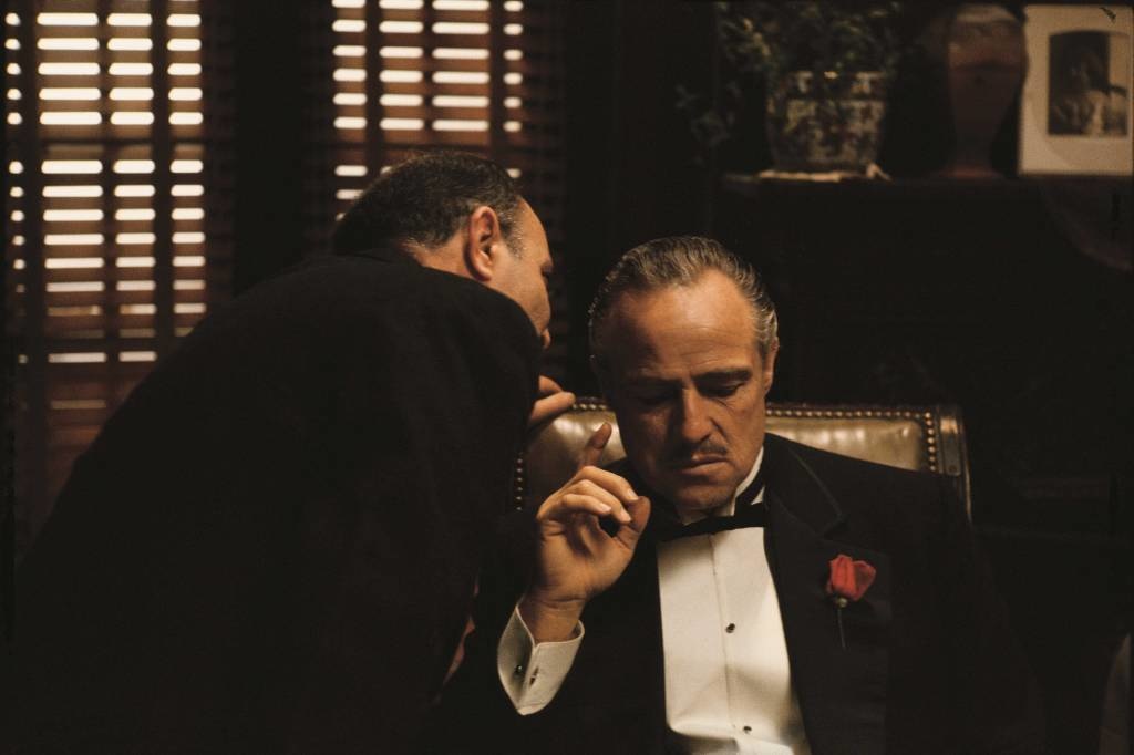 Marlon  Brando (Vito Corleone) in film The Godfather