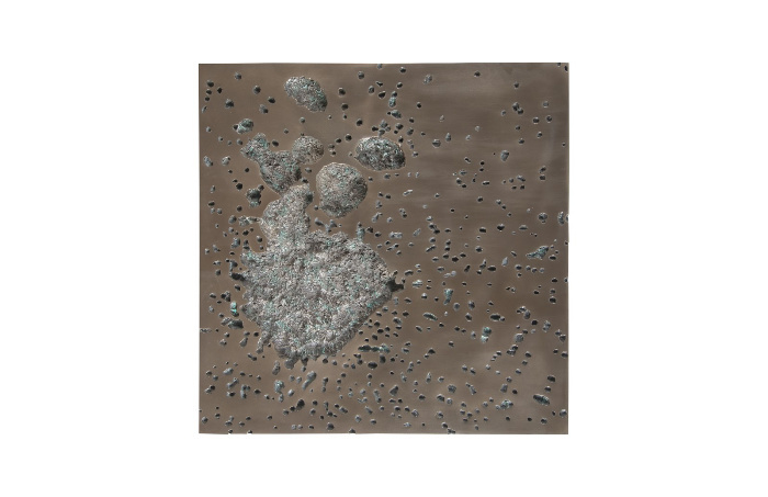 Splotch Wall Art Square, Bronze