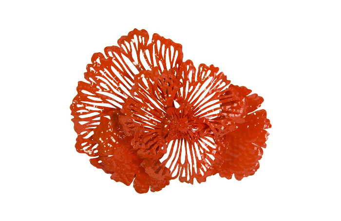 Flower wall art Coral