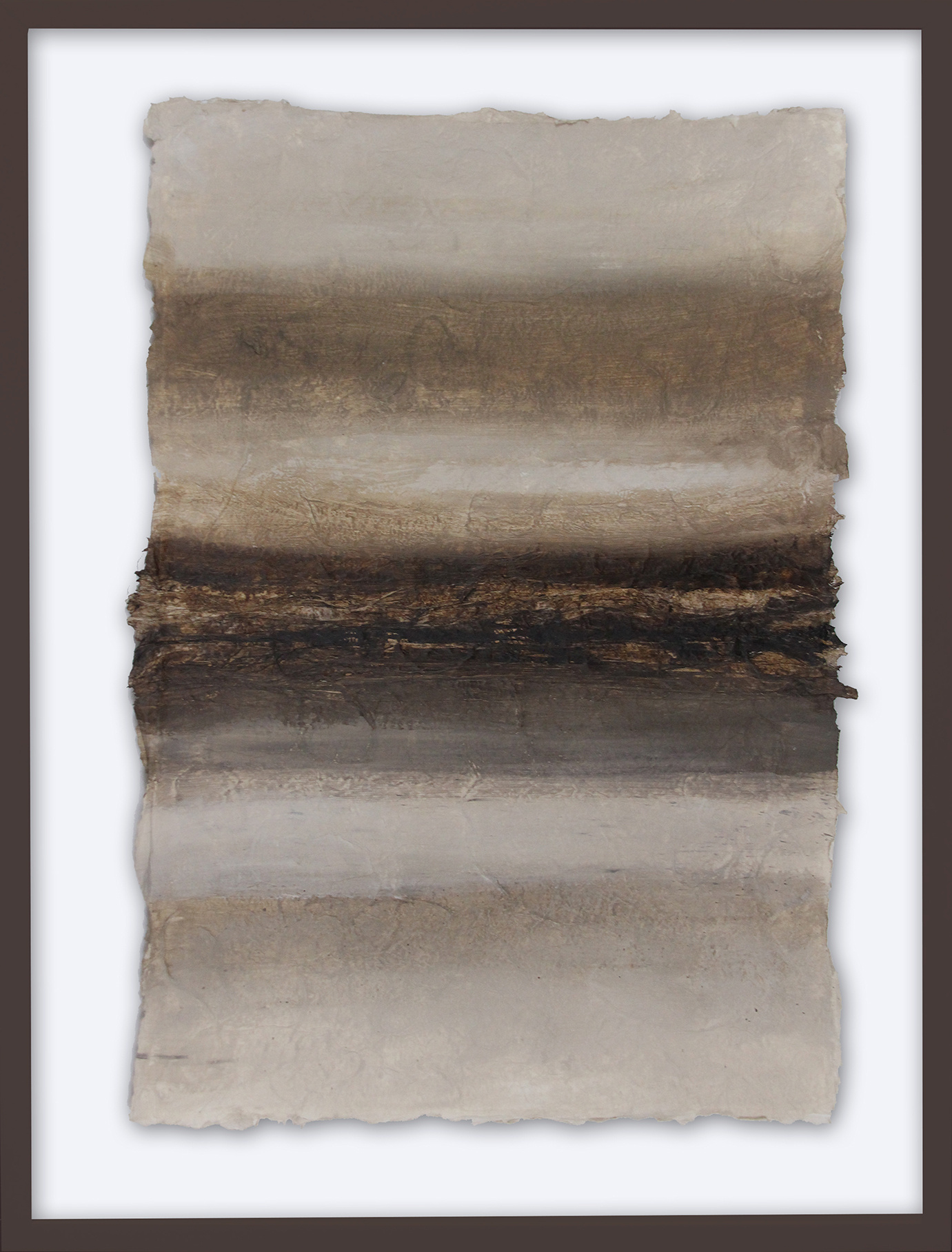 Arte De Papel Grande II (Brown and Grey)