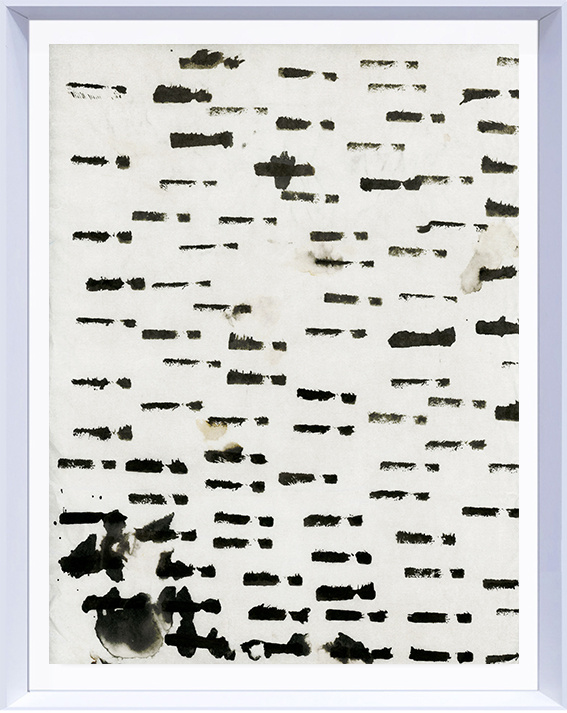 Wabi Sabi Lines Black and White Ink