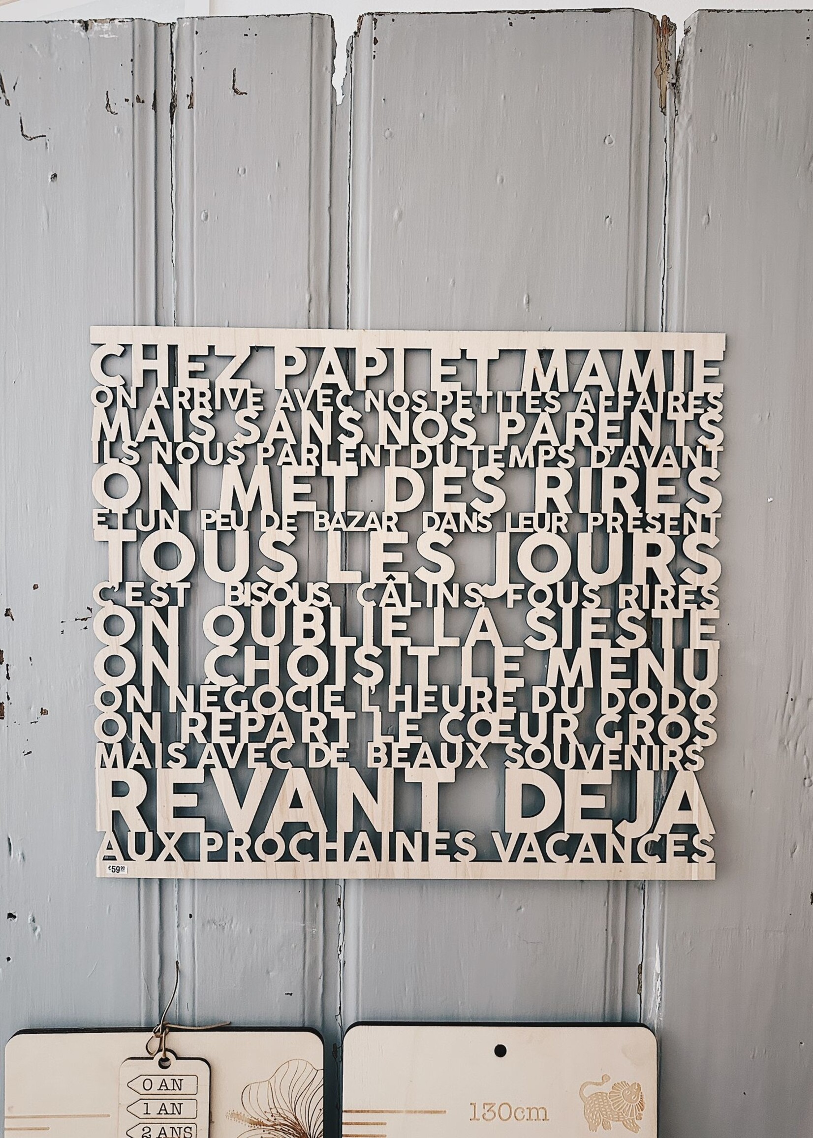 By OOAK Tableau - Chez Papi et Mamie