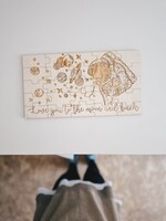 By OOAK Puzzle - I love you to the moon and back
