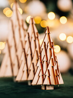 By OOAK Sapin de Noël en bois - Qty: 2