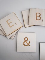 By OOAK Lettres en bois individuelles - Qty: 5