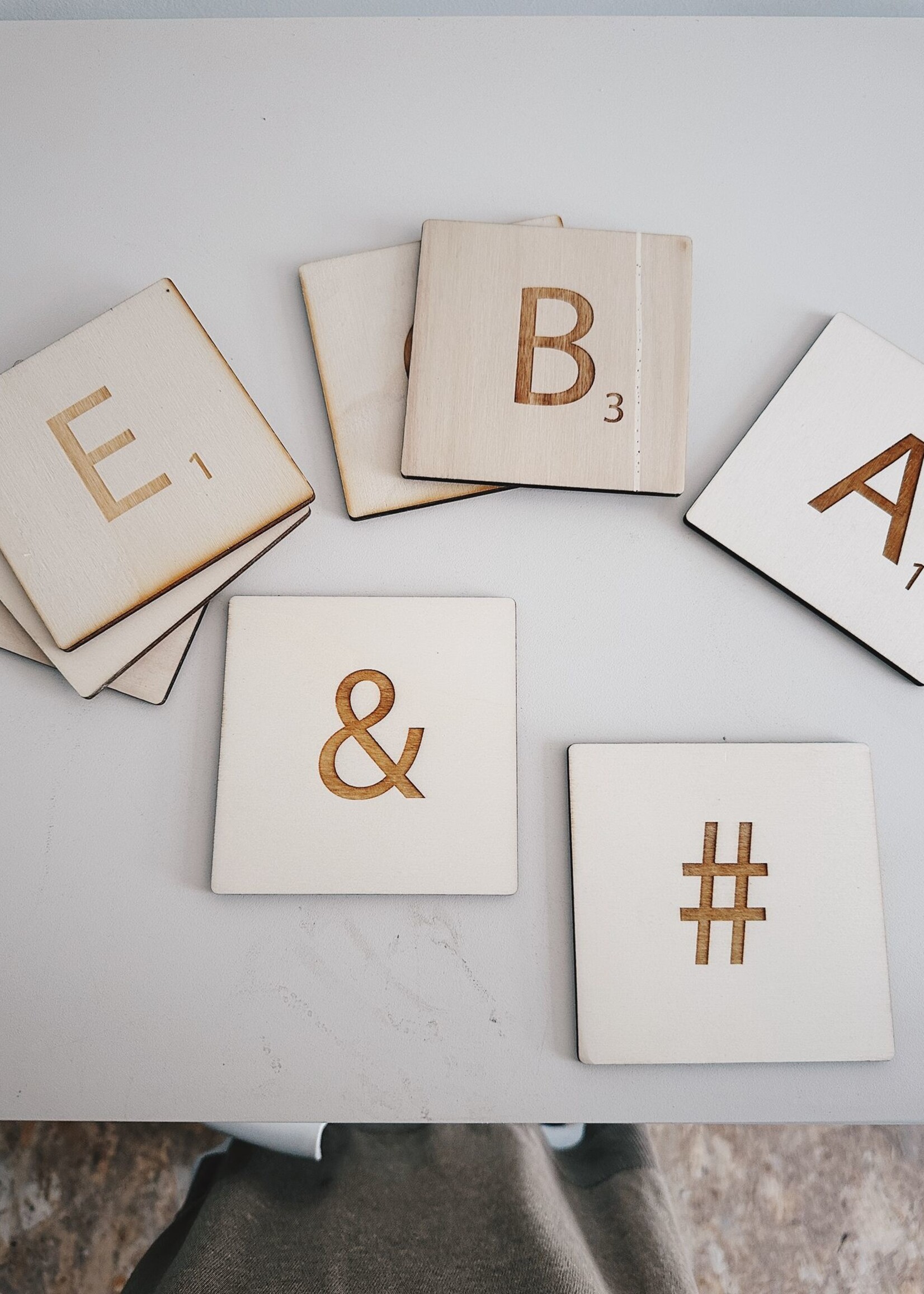 By OOAK Lettres en bois individuelles