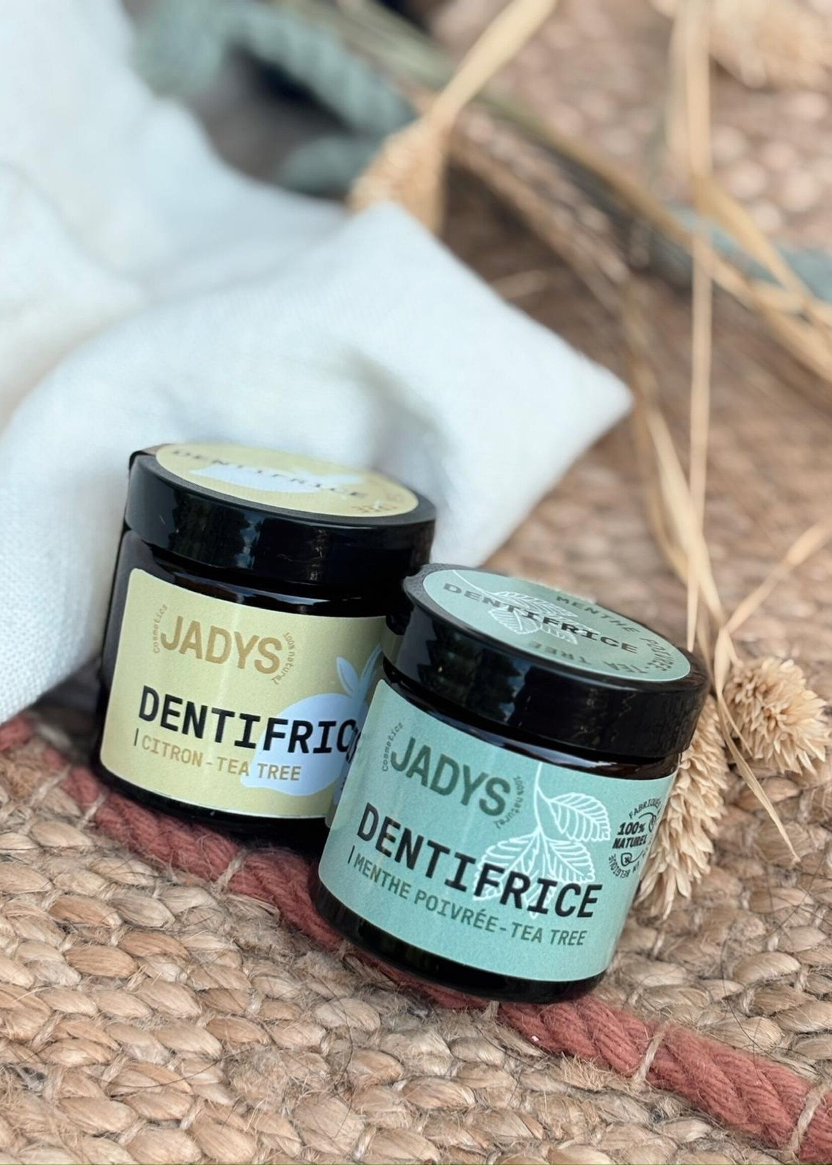 Jadys Cosmetics Dentifrice - Menthe poivrée et tea-tree