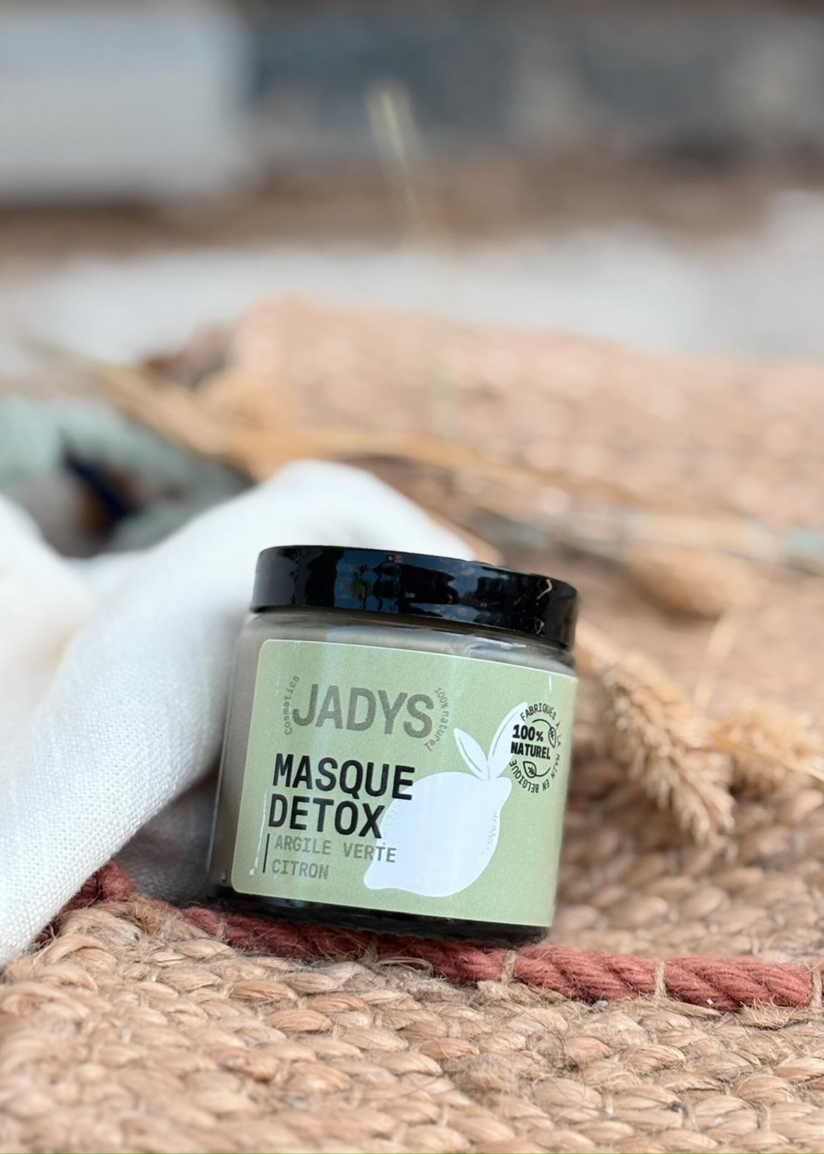Jadys Cosmetics Masque Détox - Argile verte et citron