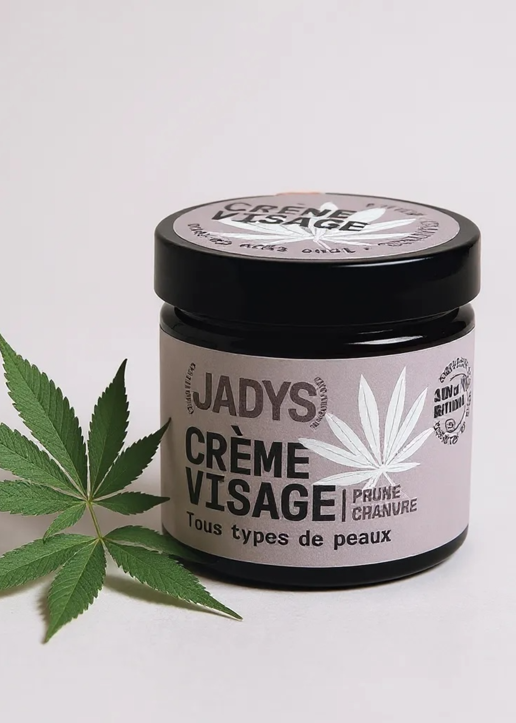 Jadys Cosmetics Crème visage - Prune et chanvre